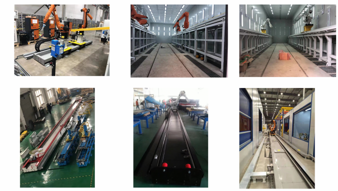 Robot Track Rails Large Heavy Duty Robot Tracks Guide Rails In Mechanical Processing ...