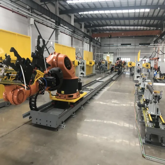 Robot On Guide Rails Robotic Linear Slide Guide Rail 200kg/M Efficiently Supports