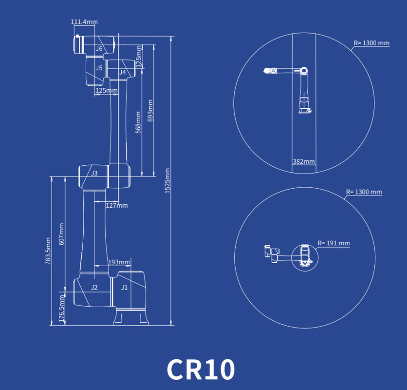 Save cobot widely use with 1300mm Range Cooperative Robot 6 Axis For Welding Machines