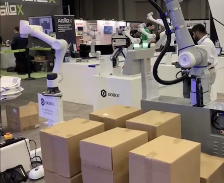 Fanuc Robot Arm Diy 10kg Cooperative Robotic Stacking System For Food Workshop