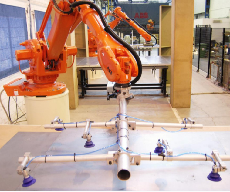 Kuka Abb Robot Arm Welding Fixture Grasping Solar Panels In Photovoltaic Industry As Screwdriver