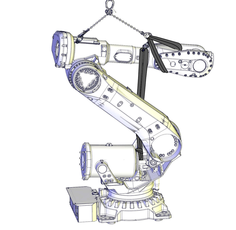 ABB IRB 6700 Small Robot Arm Payload 300kg Grasping Heavy Objects 2.7m Span