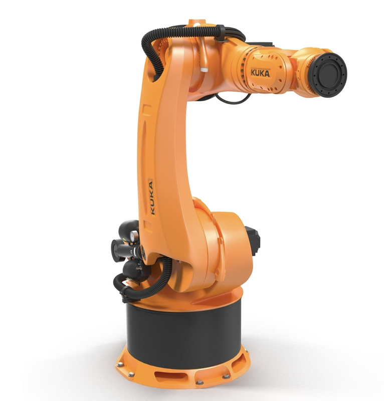 KUKA FORTEC Kr500 Industrial Robotic Arm 6 Axis Load 500kg Handling Furniture Factory