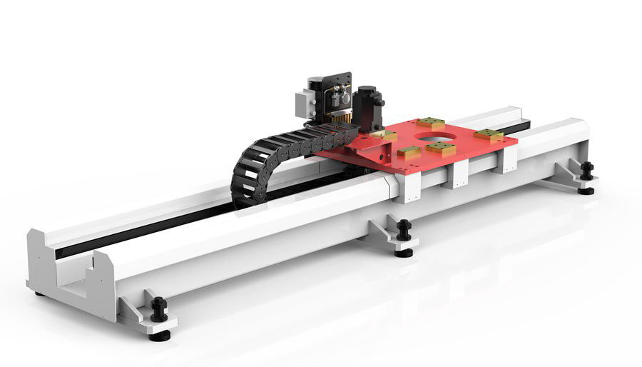 Adjustable Robot Linear Rail Cnc Splicing For Semi Enclosed Rail In Harsh Environments