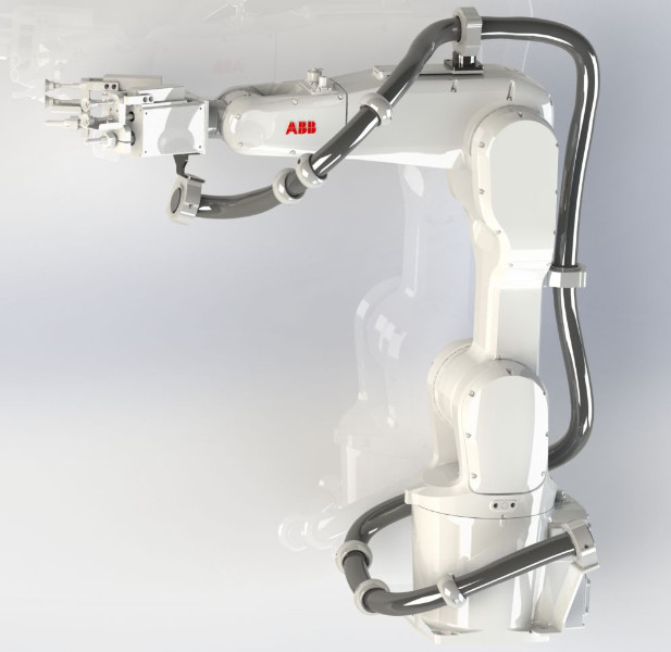 ABB 6640 Robot Dress Package Longer Welding Fixture Lifespan One To Six Axis Pipeline
