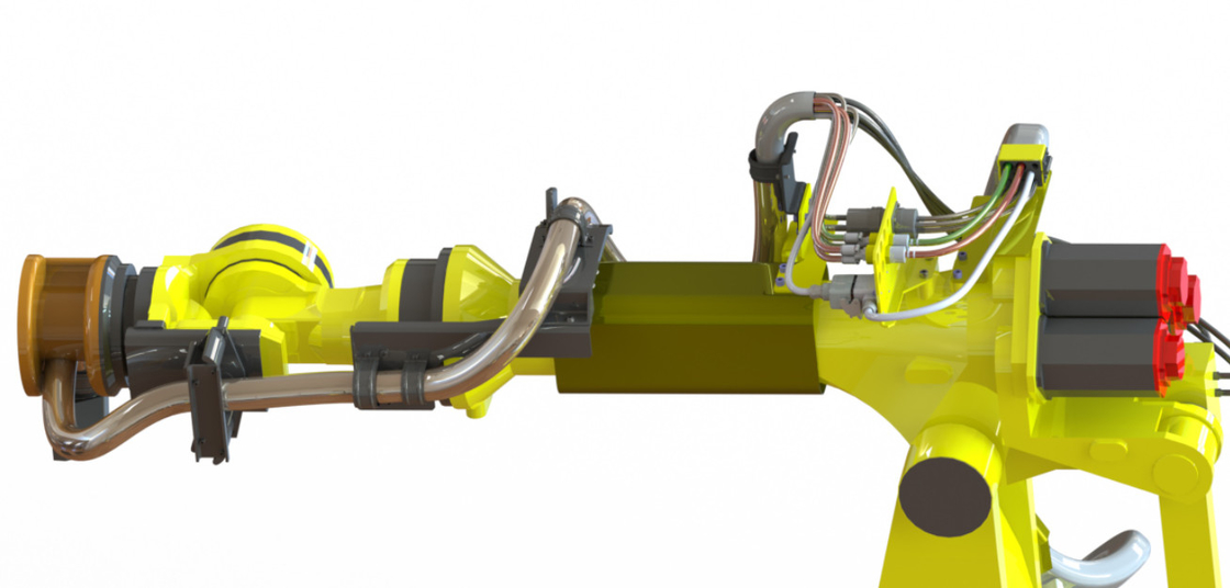 Closed Type DPS Robotic Dress Pack Components - With Spring Telescopic Structure System