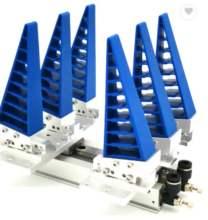 Two 4 6  2 Finger Robot Gripper For Small Parts Flexible Adaptive 66 To 100mm Length 12 To 64mm Stroke
