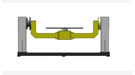 Biaxial Abb Welding Robot Positioner Turntable 1200x1200 380v 50-60hz Axis Load 100-1000kg