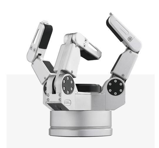 Three 3 Finger Adaptive Robot Gripper System Easily Envelops Grasps Self Weight 0.98kg 60W