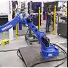 6 Aixs Yaskawa Robot Arm GP180-120 With CNGBS Customized Security Fence As Palletizing Robot