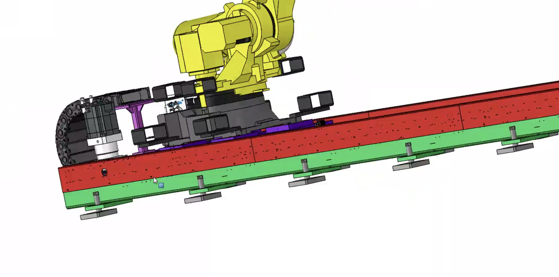 Efficient Robot Linear Rail Running Speed 1 - 3m/S Suitable For Up To 3 Units Installation