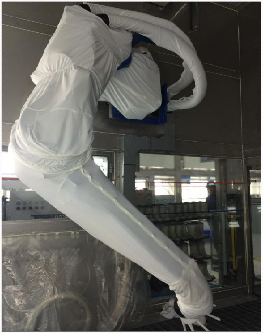 Surface Resistivity 10 8Ω Robotic Armor Covers Customized for Robot Model and Action