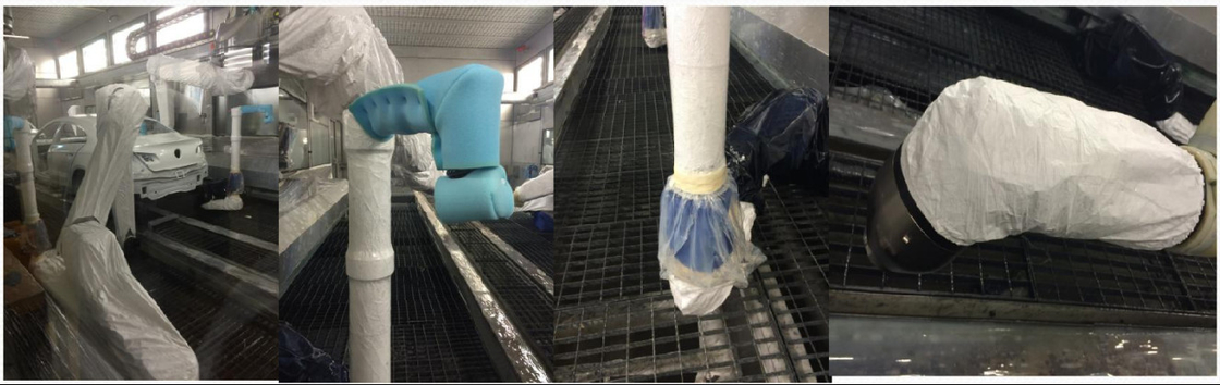 Surface Resistivity 10 8Ω Robotic Armor Covers Customized for Robot Model and Action