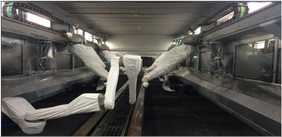 Surface Resistivity 10 8Ω Robotic Armor Covers Customized for Robot Model and Action