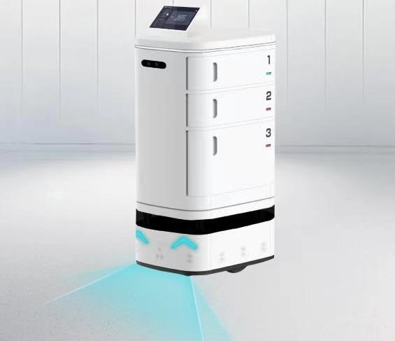 High Precision Autonomous Mobile Robot With 50KG Rated Load And 0.2M - 10M Detection Range