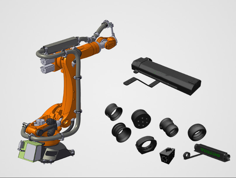 Nylon / Metal / Rubber Core Robot Apparels Pack For HYUNDA / ABB / FANUC / KUKA Robots