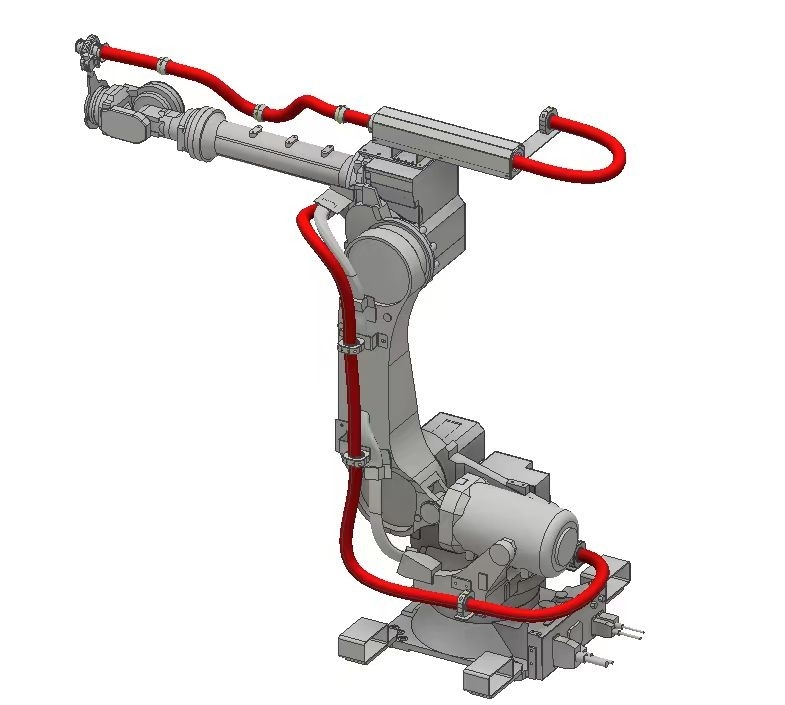 Split Type Robot Dress Pack For Welding 48cm Inner Diameter Adaptive Robot Applications