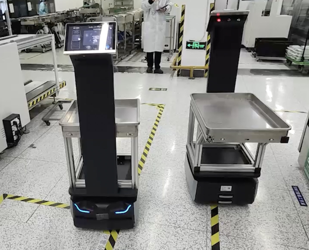 Speed Autonomous Mobile Robot Long Battery Life Dual Drive Wheels Charging National Standard Compliant
