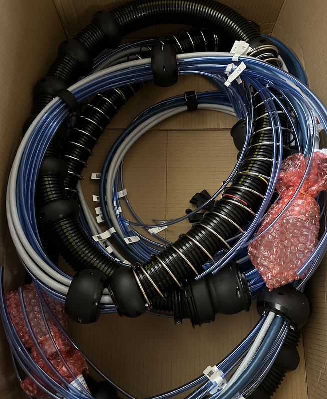 Flexible Black Cable Management Dress Pack for FANUC 165F/210F ABB 6700 KUKA KR210 Robots