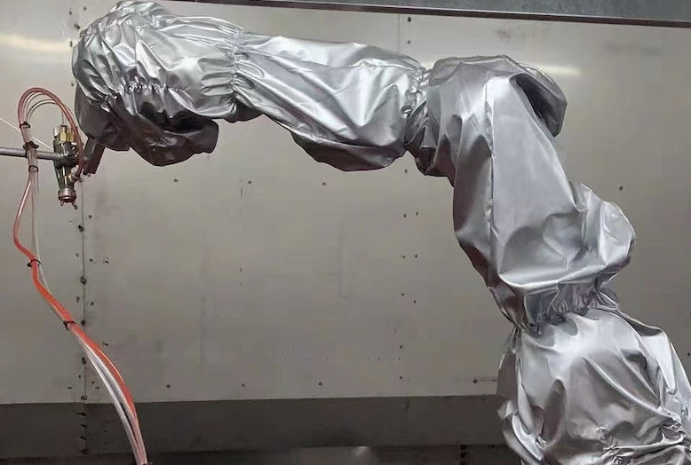 Customizable Robot Armor Covers In White/Blue/Yellow/Red For Polishing Workshop
