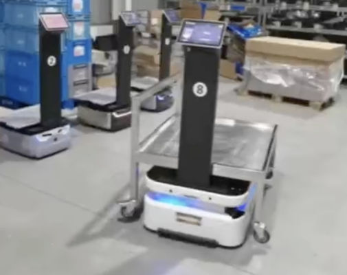 16AH Capacity Autonomous Mobile Robot for Warehouse Automation and 4cm ...